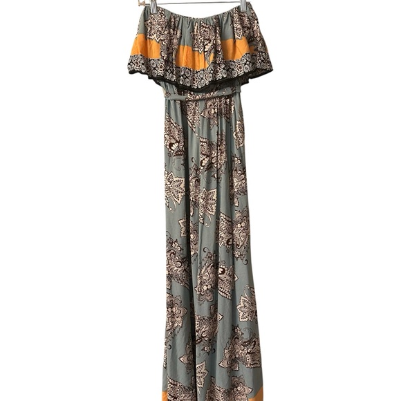 UMGEE Floral‎ Off-Shoulder Jumpsuit - Picture 6 of 8